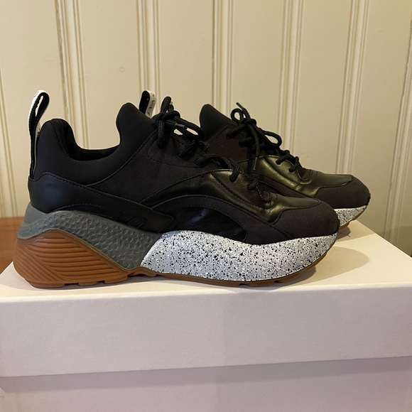 NEW Stella McCartney Eclypse Low Top Chunky Platform Sneakers (US 8) - Picture 7 of 12